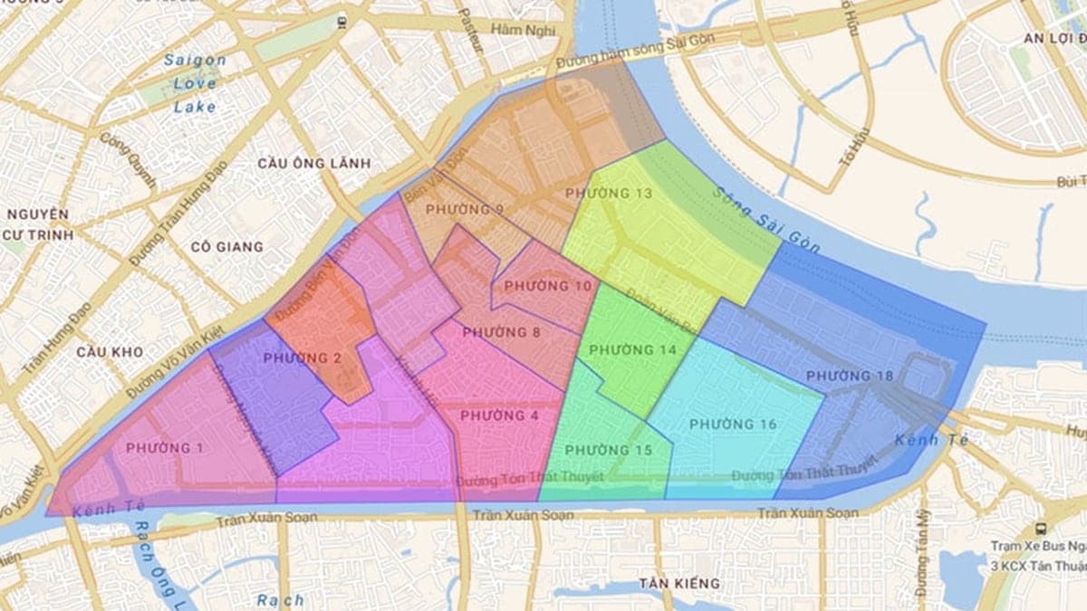 There are 10 Wards in District 4 